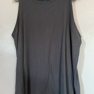 Old Navy Gray Ribbed Tank Top